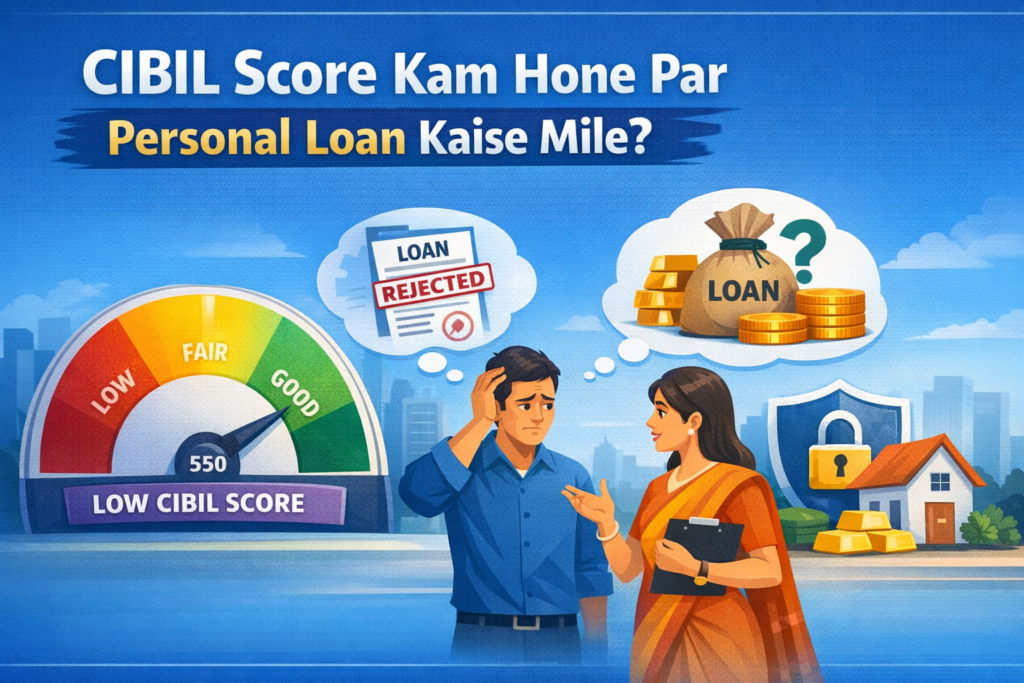 cibil score kam hone par personal loan kaise mile guide
