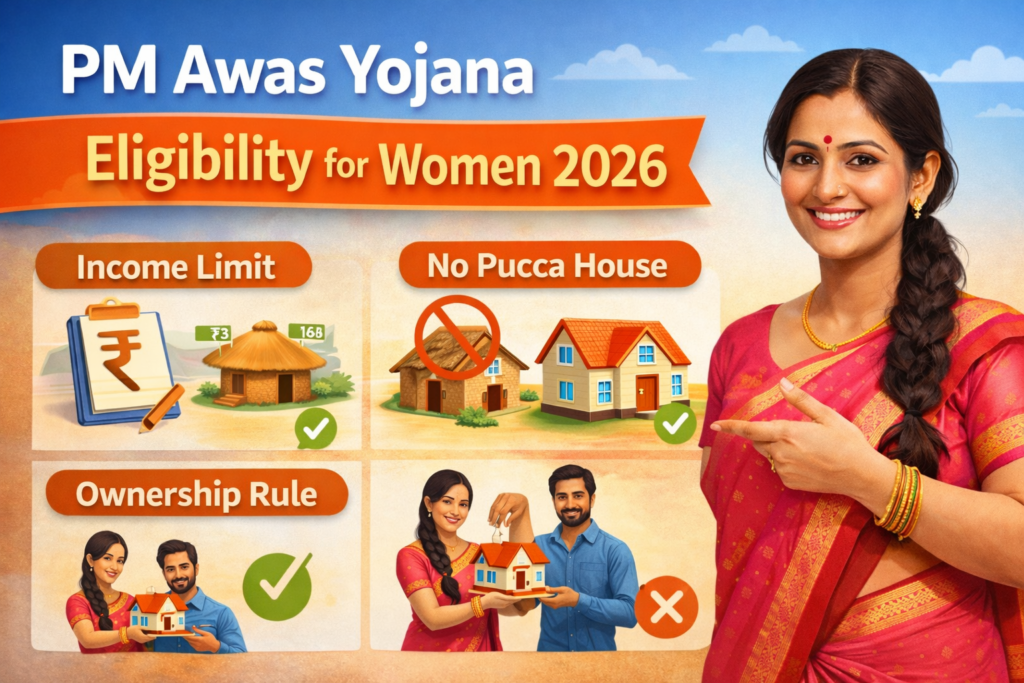 PMAY Women Eligibility Rules 2026 – Urban aur Rural areas me mahilaon ke liye PM Awas Yojana ke niyam