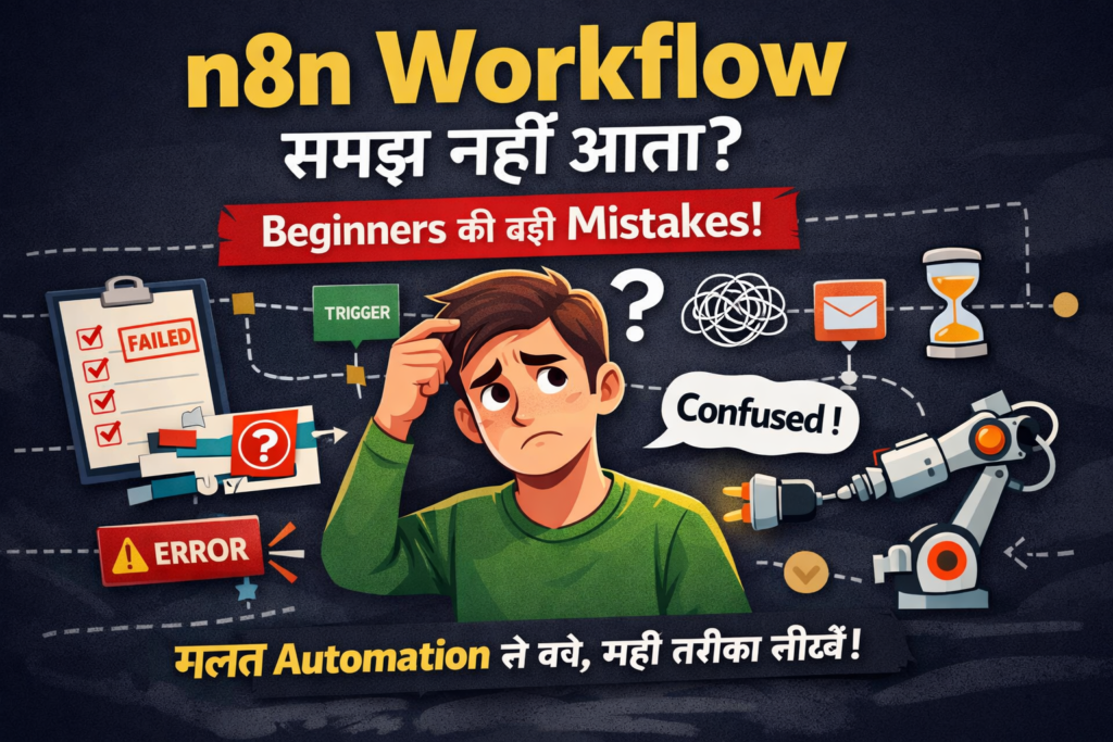 n8n workflow samajh nahi aata – beginners ki common mistakes