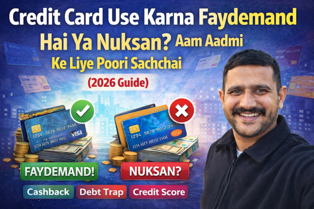 Credit card use karna faydemand hai ya nuksan – aam aadmi ke liye poori sachchai Hindi me
