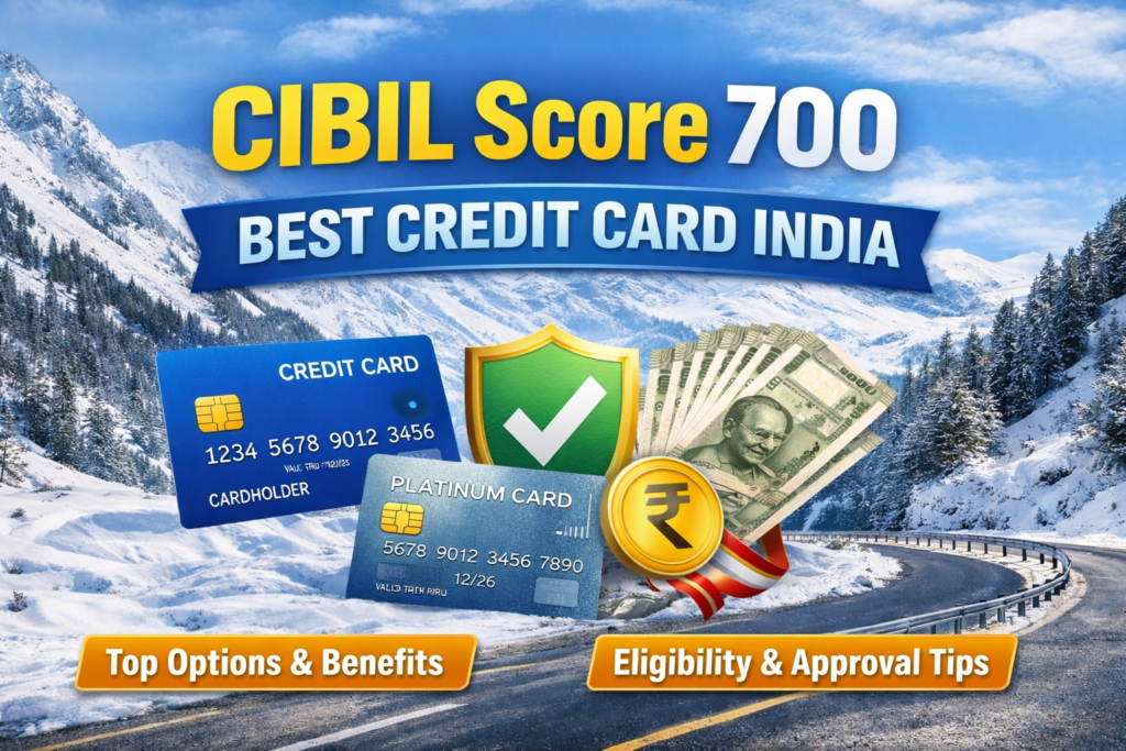 “CIBIL score 700 best credit card India ke top options, eligibility aur approval tips”