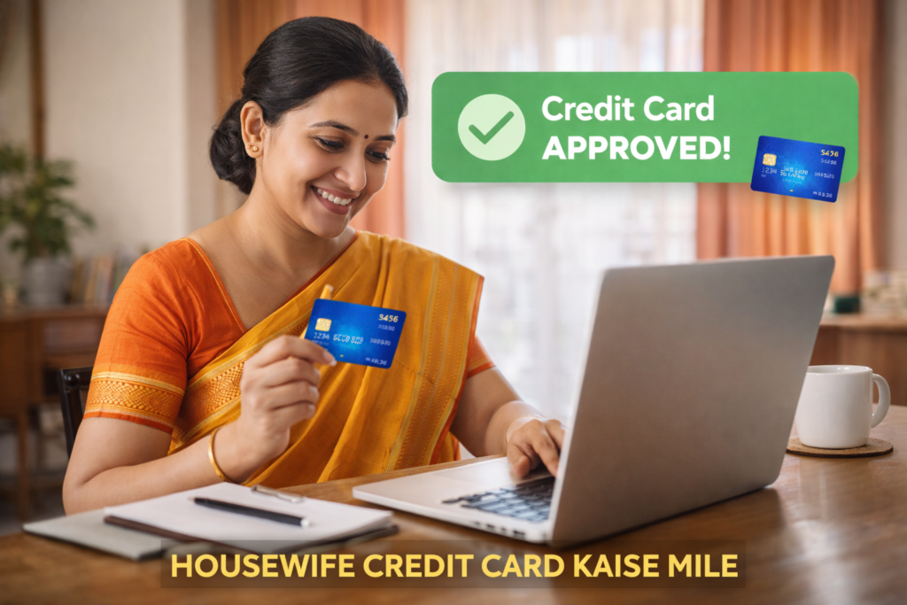 Housewife credit card kaise mile approval process for homemakers in India