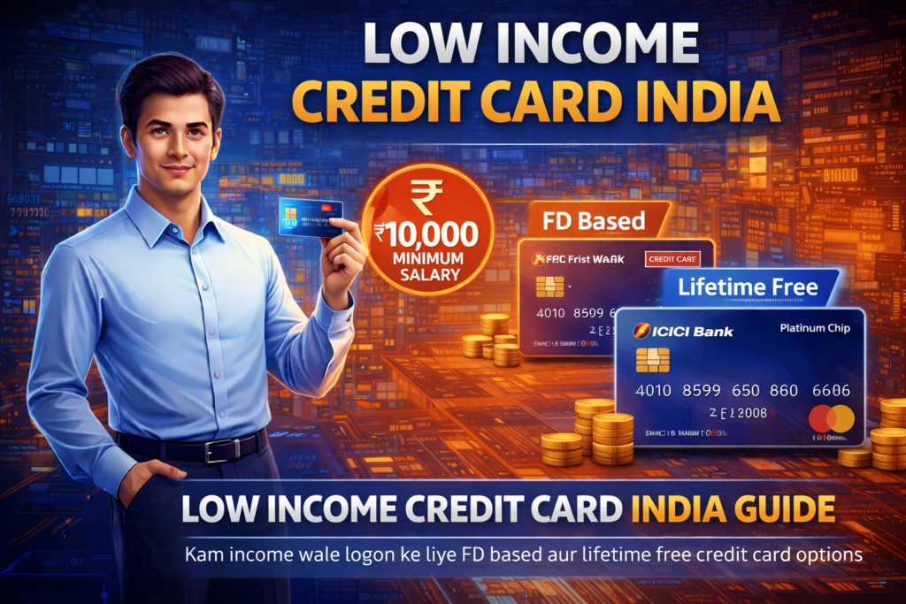 low income credit card India