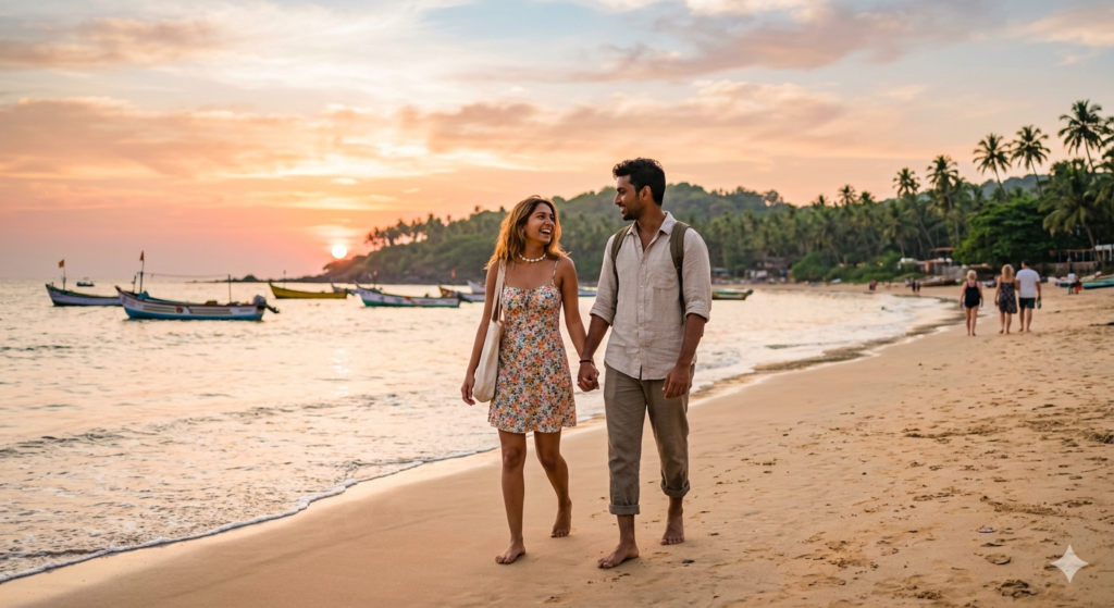 goa-romantic-trip-couple-beach