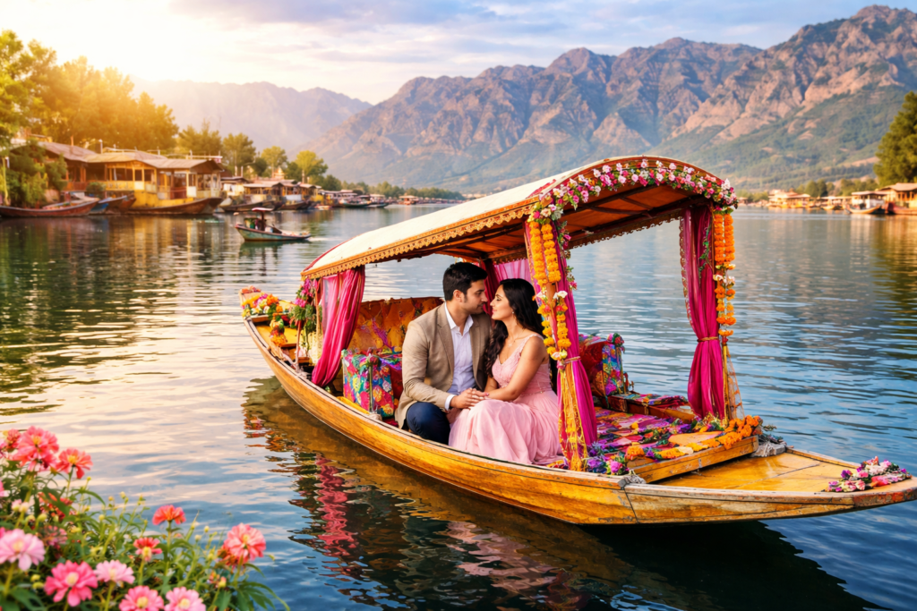 honeymoon-hill-stations-dal-lake-kashmir-couple