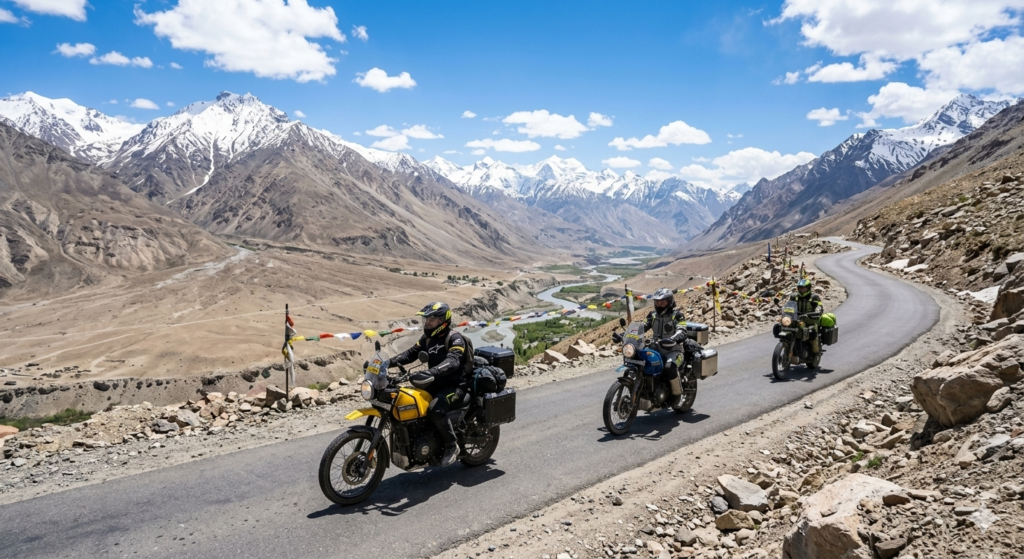ladakh summer travel india bike trip