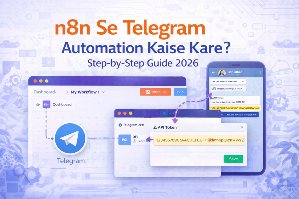 n8n se telegram automation kaise kare step by step tutorial