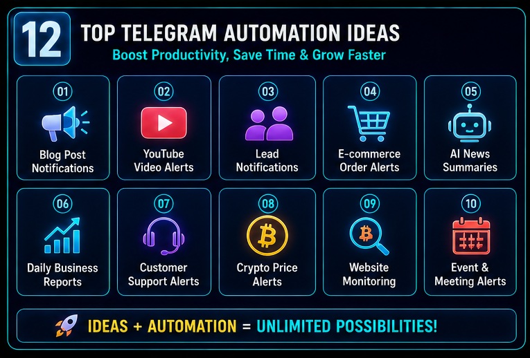 n8n se telegram automation kaise kare top telegram automation ideas for business blogging youtube and ai workflows