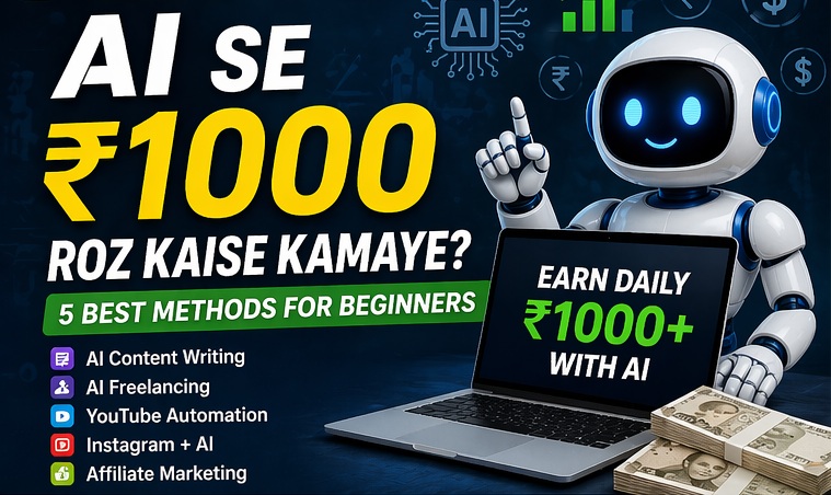 AI se 1000 roz kaise kamaye methods