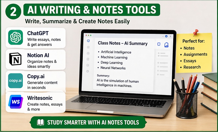 best free ai tools for students notes