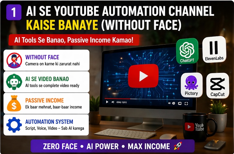 ai se youtube automation channel kaise banaye