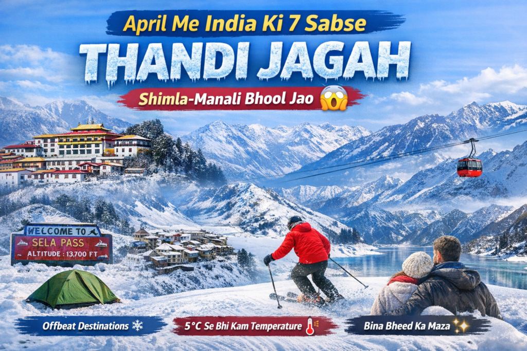 April me India ki sabse thandi jagah top 7 cold places travel guide