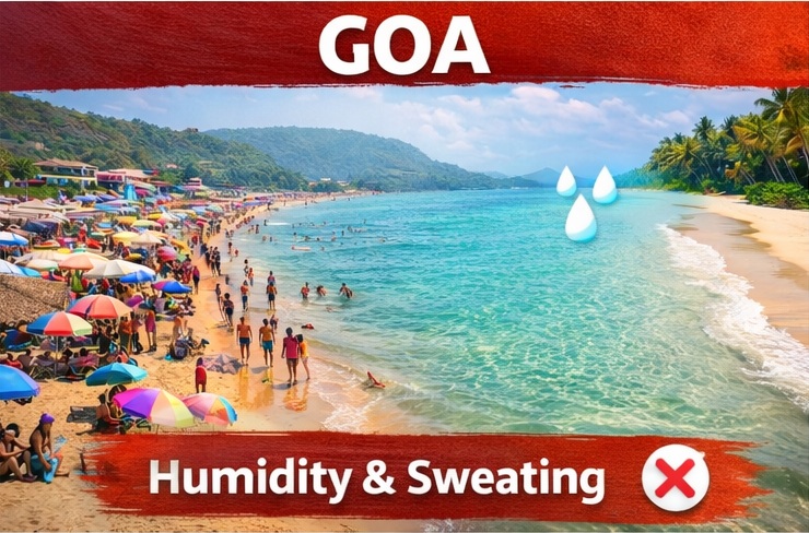 April me ye 8 jagah mat jana Goa humidity and sweating problem