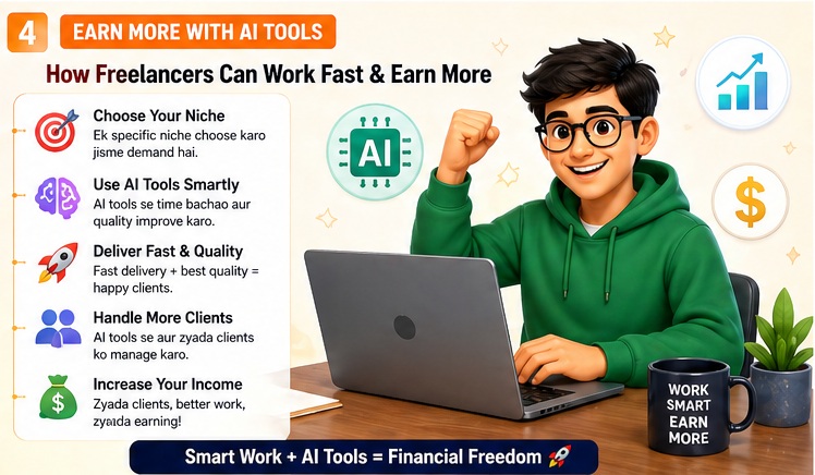 Best AI Tools for Freelancers strategy to work fast and earn more money