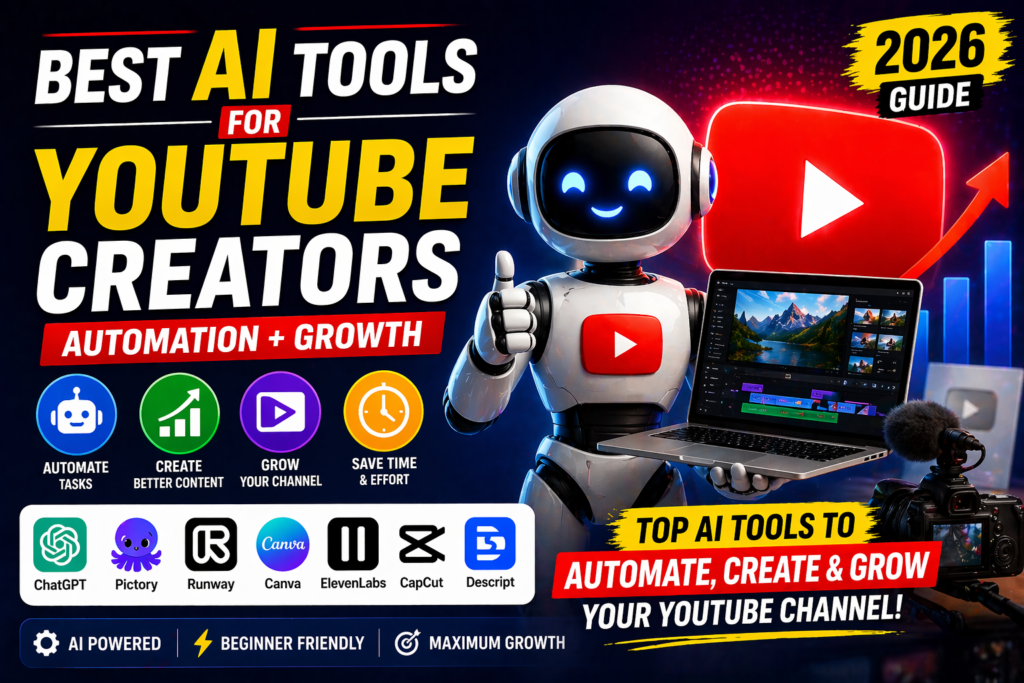 best ai tools for youtube creators automation and growth