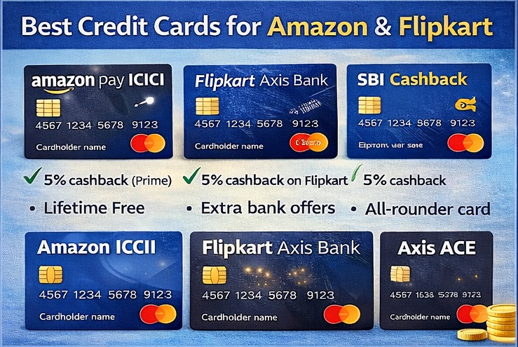 best credit cards for amazon flipkart