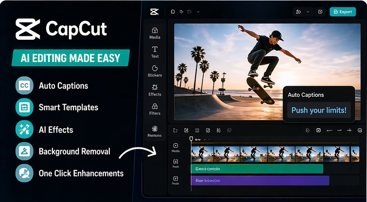 best ai tools for video editing capcut example