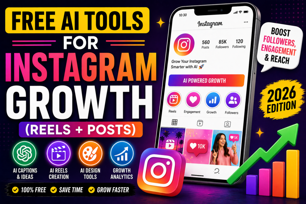 free ai tools for instagram growth reels and posts