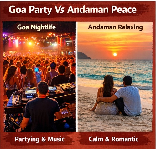 Goa vs Andaman in April party nightlife vs peaceful beach vibe