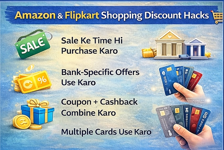 amazon flipkart discount hacks credit card