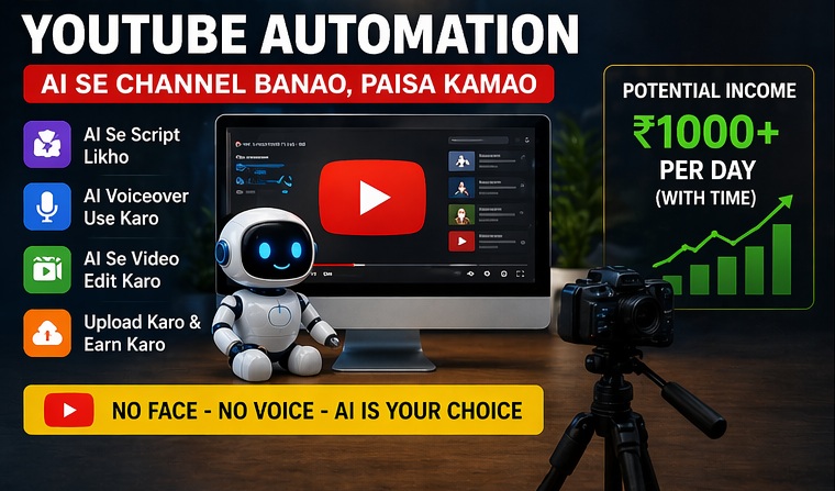 AI se 1000 roz kaise kamaye youtube