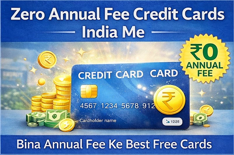 zero annual fee credit cards india