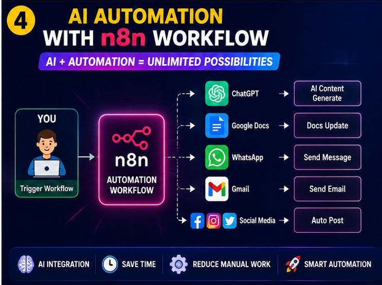 AI automation with n8n workflow integration