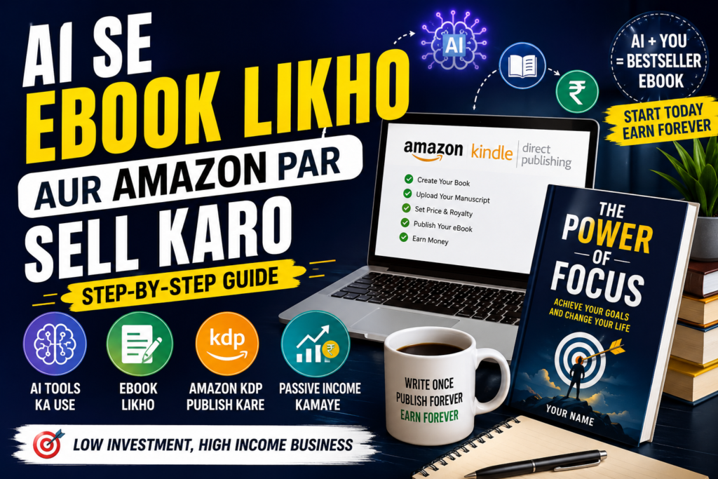 AI Ebook Writing guide for creating and selling ebooks on Amazon Kindle Direct Publishing platform