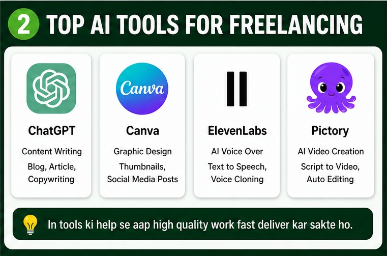 AI Freelancing Kaise Start Kare best AI tools for freelancing