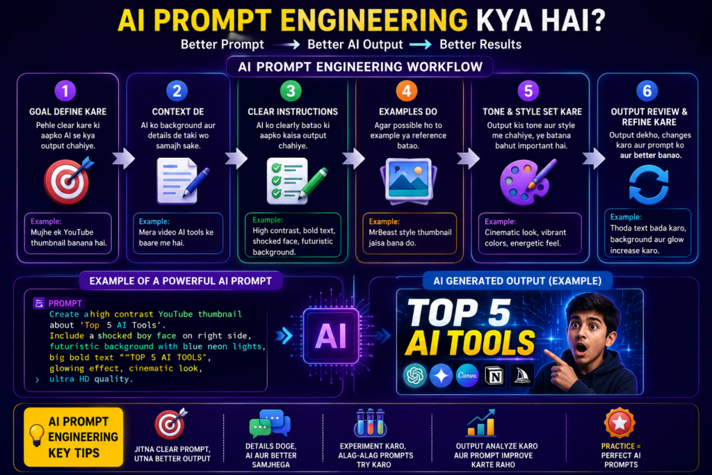 AI prompts workflow and AI prompt engineering guide for beginners in 2026