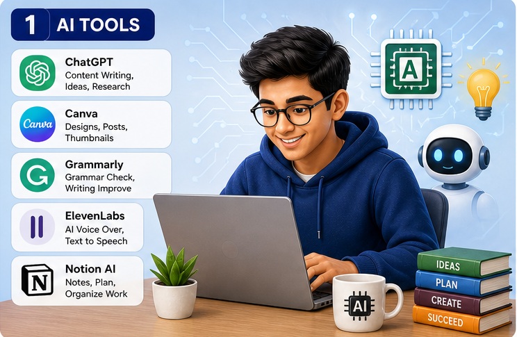 Students ke liye AI tools se paise kamane ke tarike