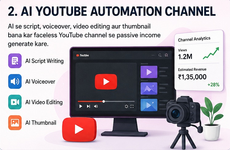 AI Se Passive Income Ideas through AI blogging and AdSense income