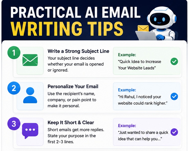Free AI Tools for Email Writing & Marketing practical AI email writing tips for better replies and engagement