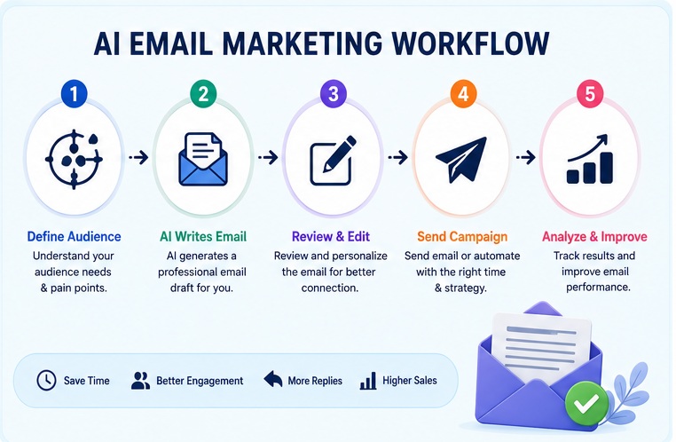 Free AI Tools for Email Writing & Marketing workflow for automation and better email engagement