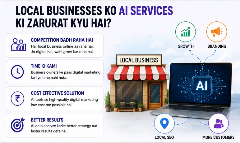 AI Local Business Service helping local businesses with digital growth and AI marketing
