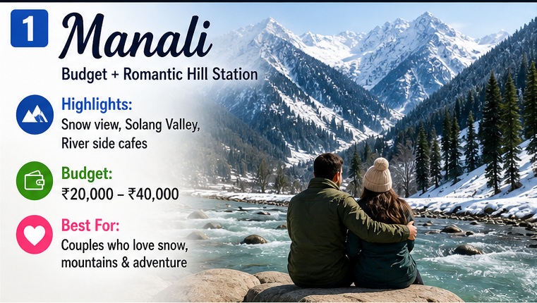 May Me Honeymoon Ke Liye 6 Best Places romantic destinations guide India