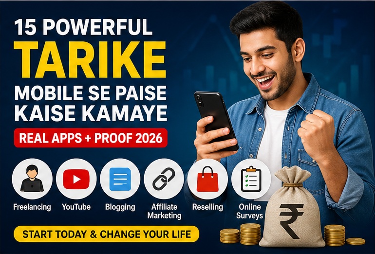 Mobile Se Paise Kaise Kamaye online income ideas