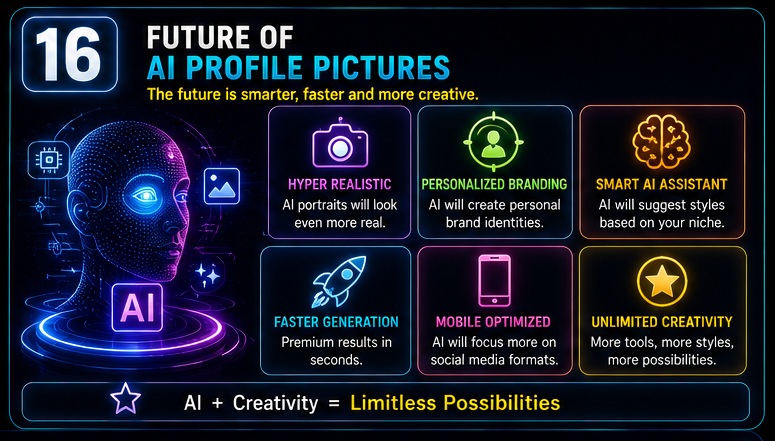 Instagram Profile Picture AI Prompts future trends including hyper realistic portraits personalized branding and AI assistants