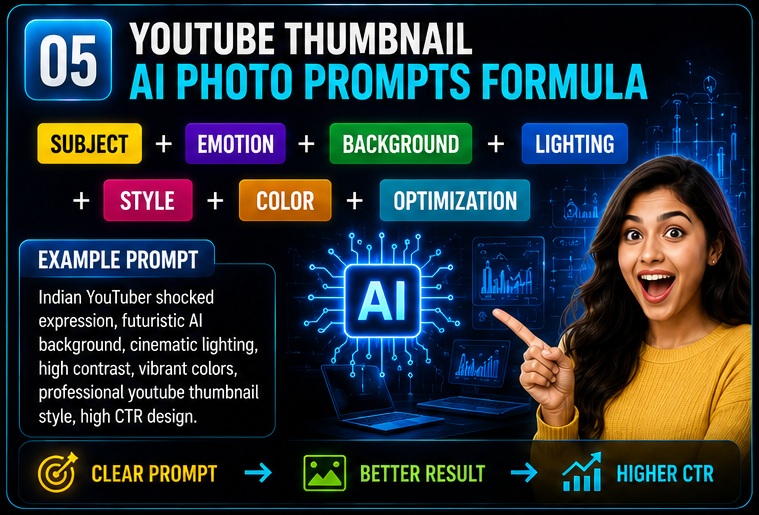 Shop Promotion AI Photo Prompts formula for creating premium product photos