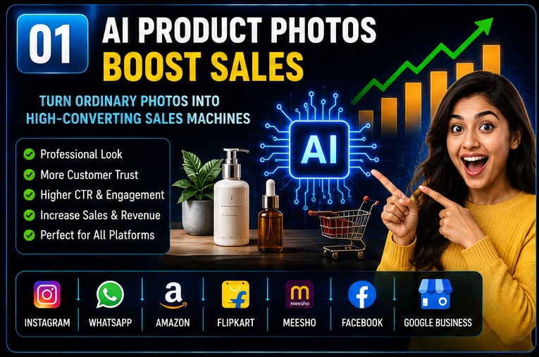 Shop Promotion AI Photo Prompts help create product photos that boost sales
