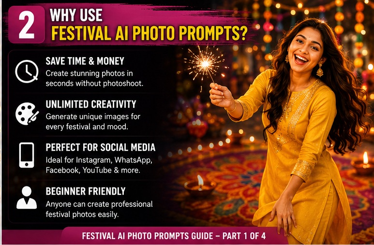Benefits of using Festival AI Photo Prompts for realistic festival images