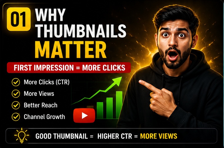 Why YouTube thumbnails matter for CTR views and channel growth