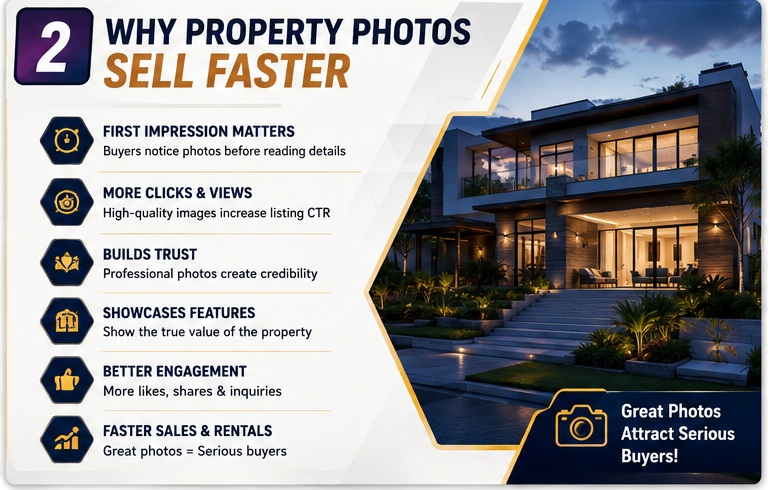 Why professional AI-generated property photos increase real estate sales, buyer engagement, and listing conversions